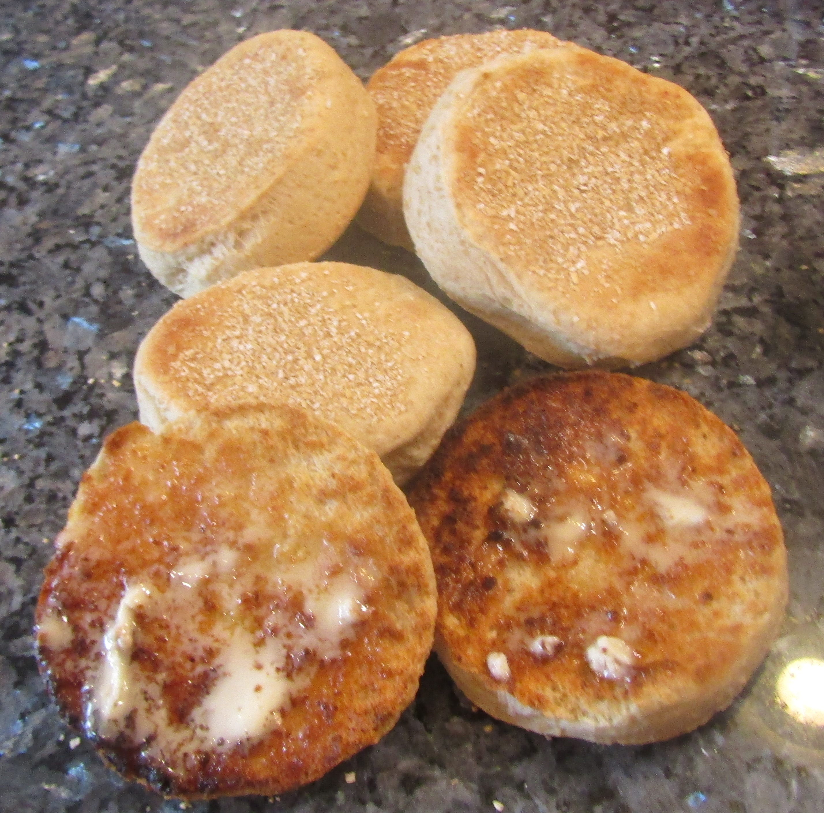 Honey Bran English Muffins Recipe