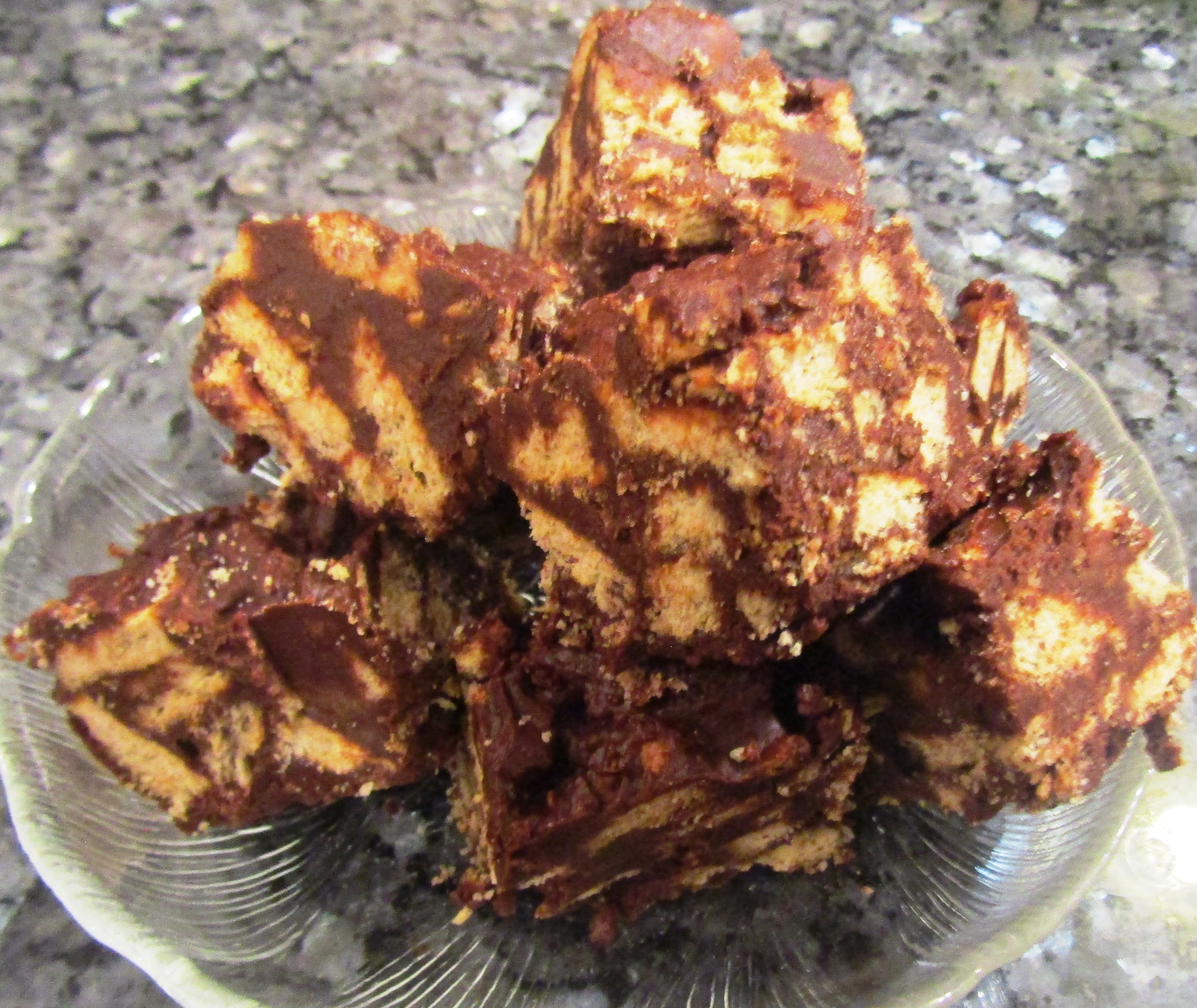 English Chocolate Fridge Squares Recipe