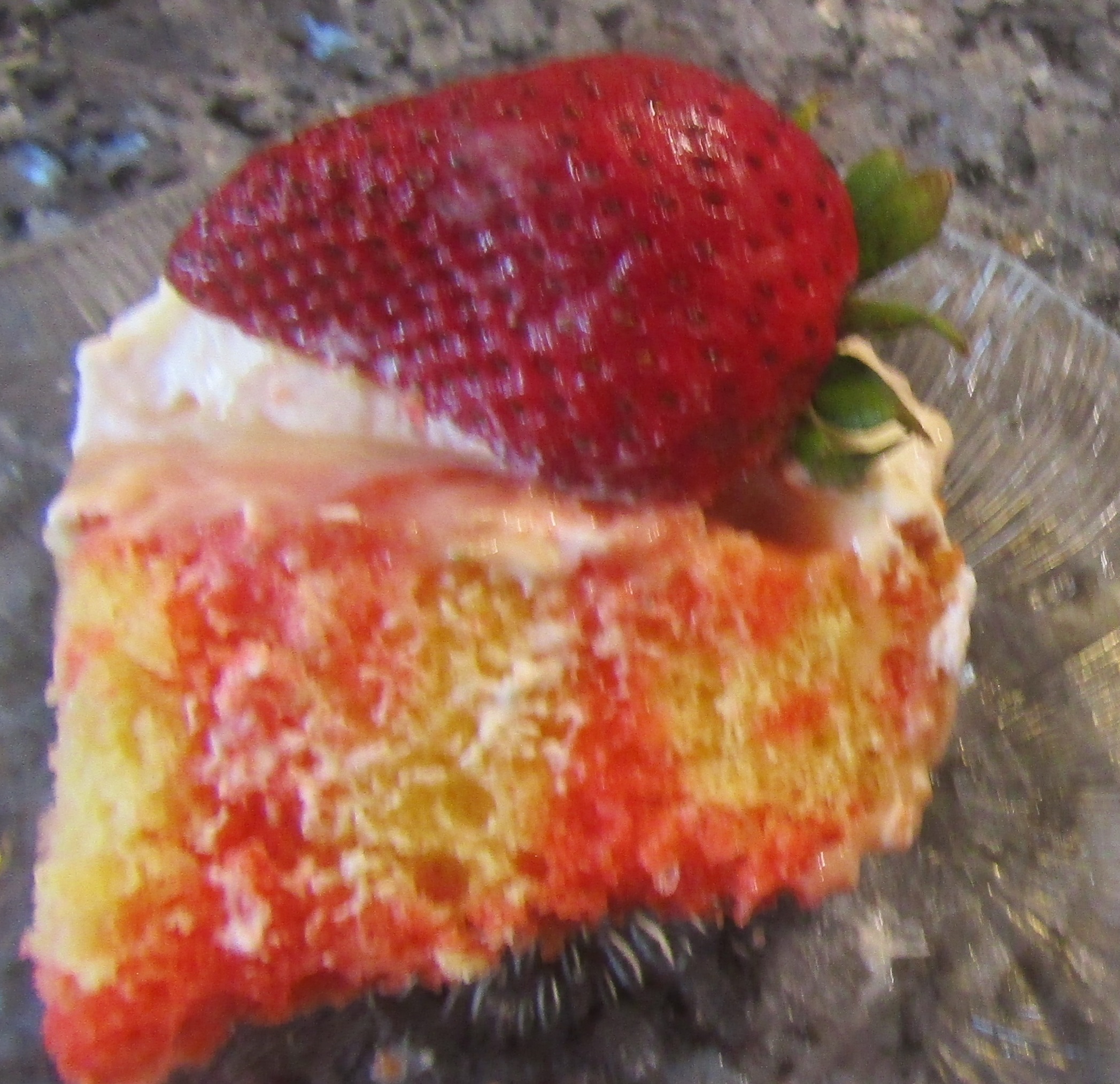 Fresh Strawberry Poke Cake Recipe