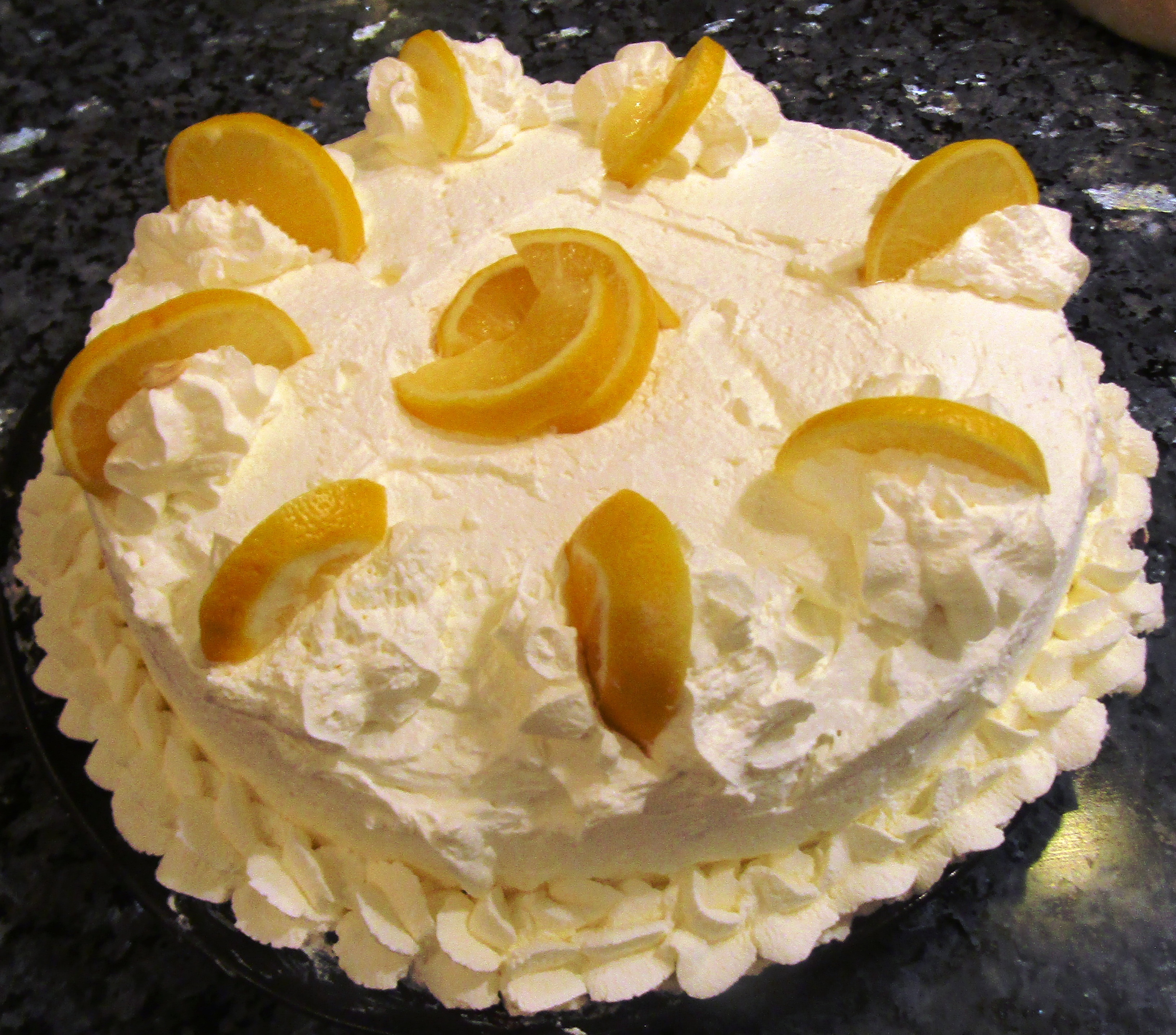 Italian Lemon Cream Cake Recipe