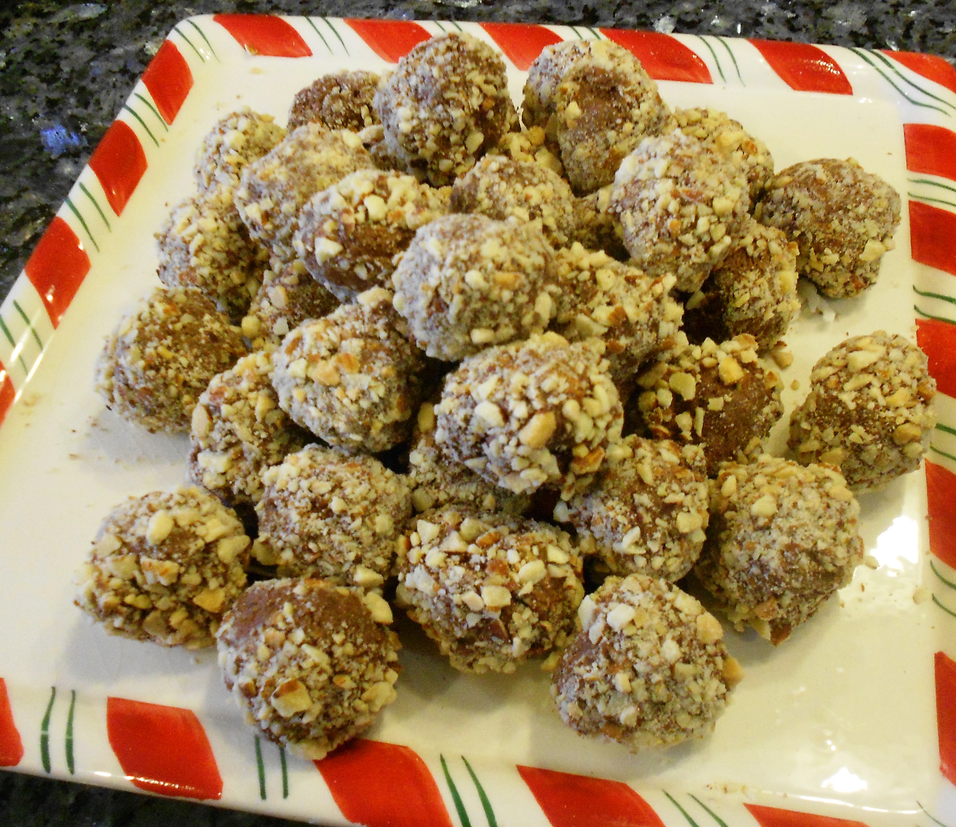 Recipe For Gail's Fruited Fudge Balls - Quick Cooking