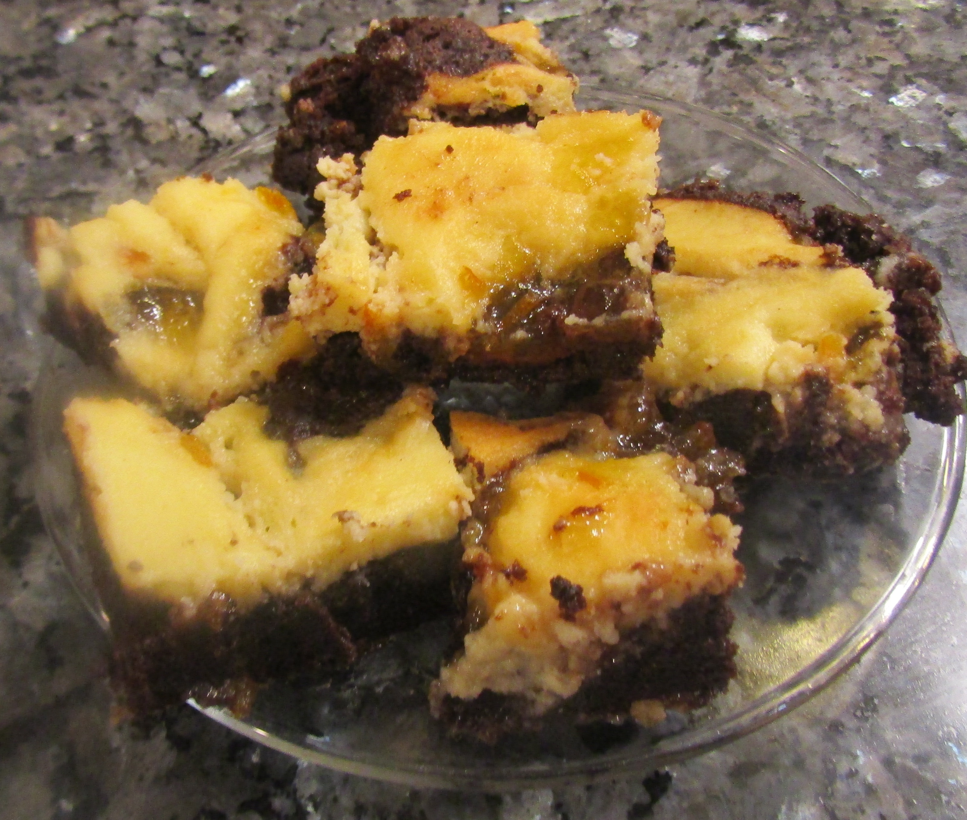 Gooey Marmalade Cream Cheese Brownie Recipe