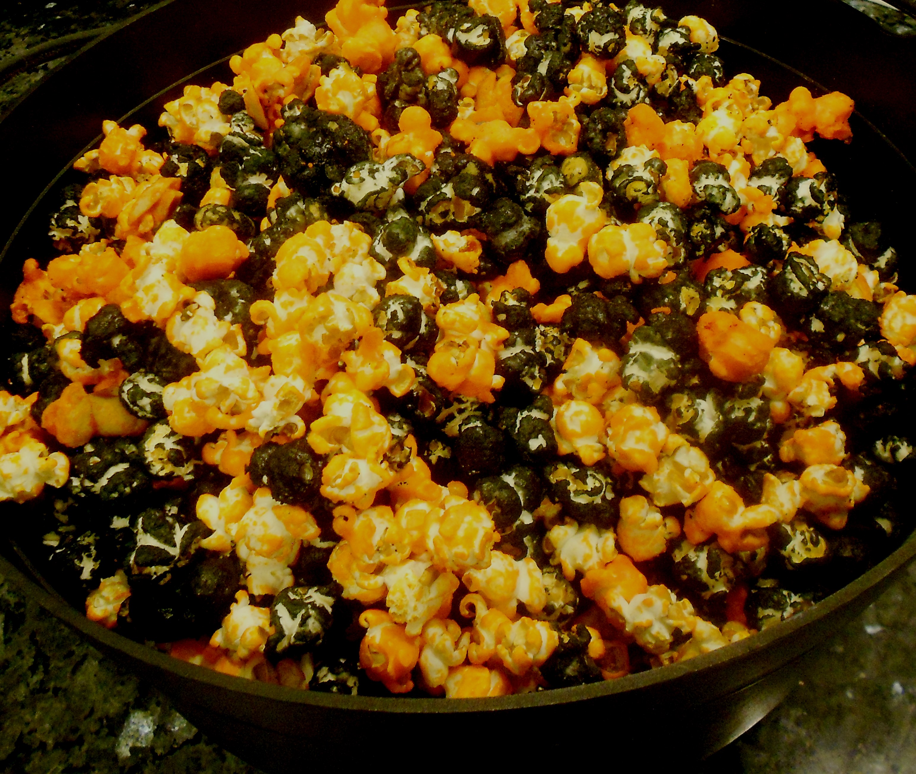 Orange & Black Popcorn Mix Recipe