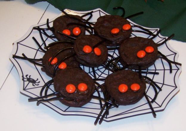 Recipe for Chewy Chocolate Halloween Spiders