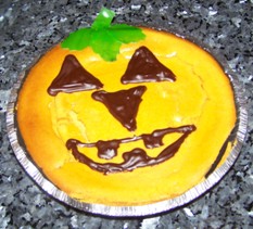 Jack-O-Lantern Cheesecake Recipe