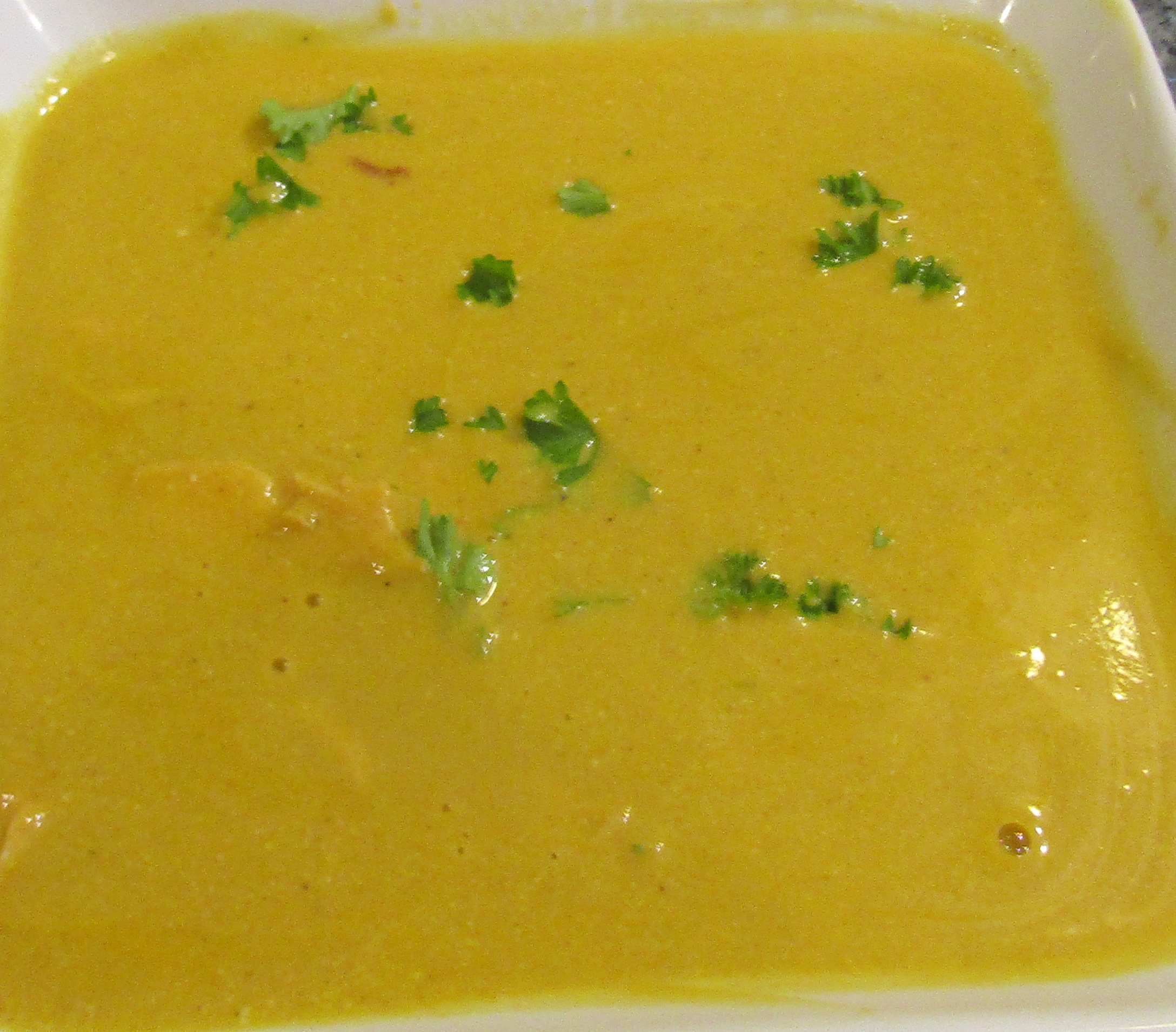 Turkey, Bacon, and Butternut Squash Soup Recipe