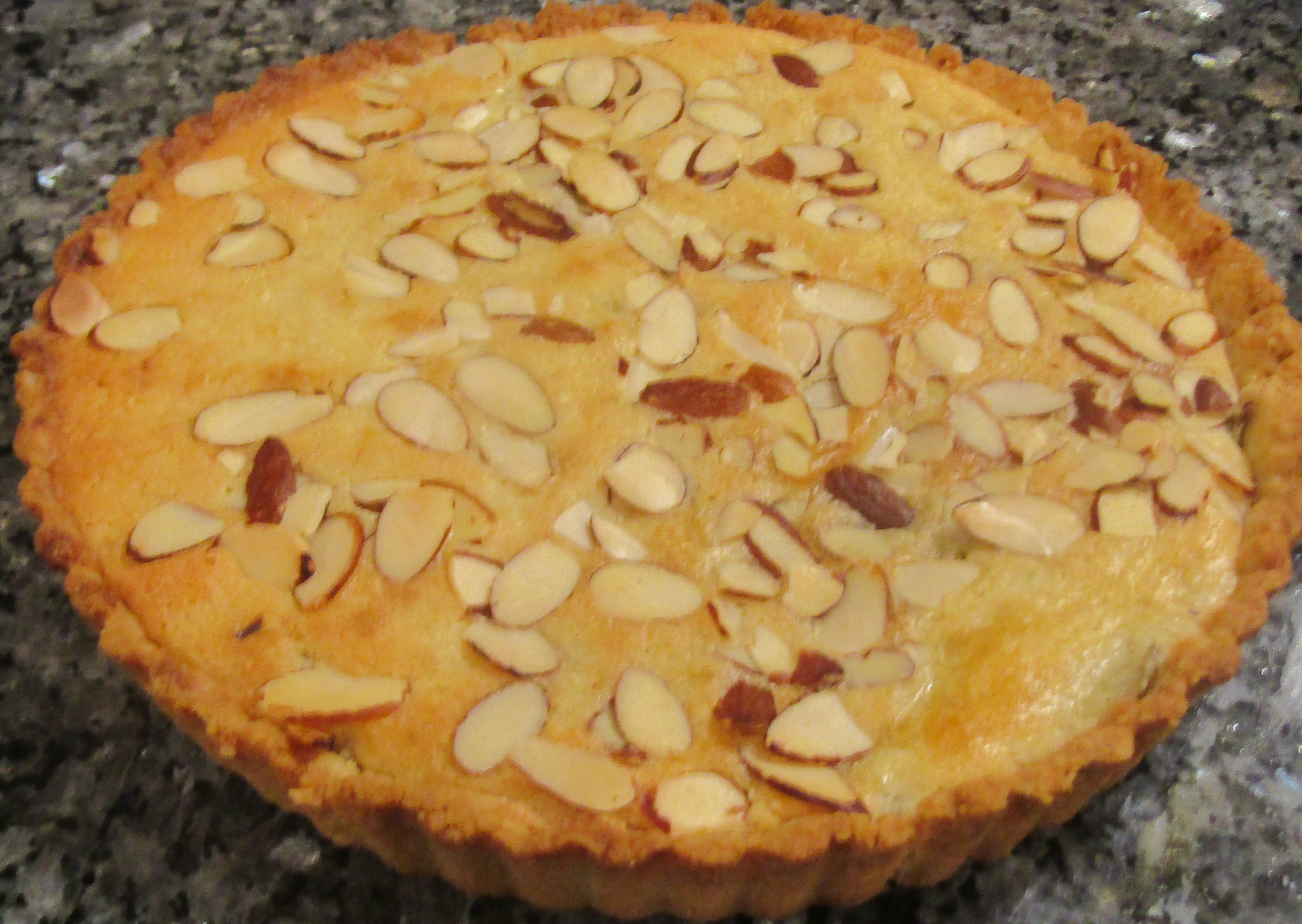 Rhubarb Bakewell Tart Recipe