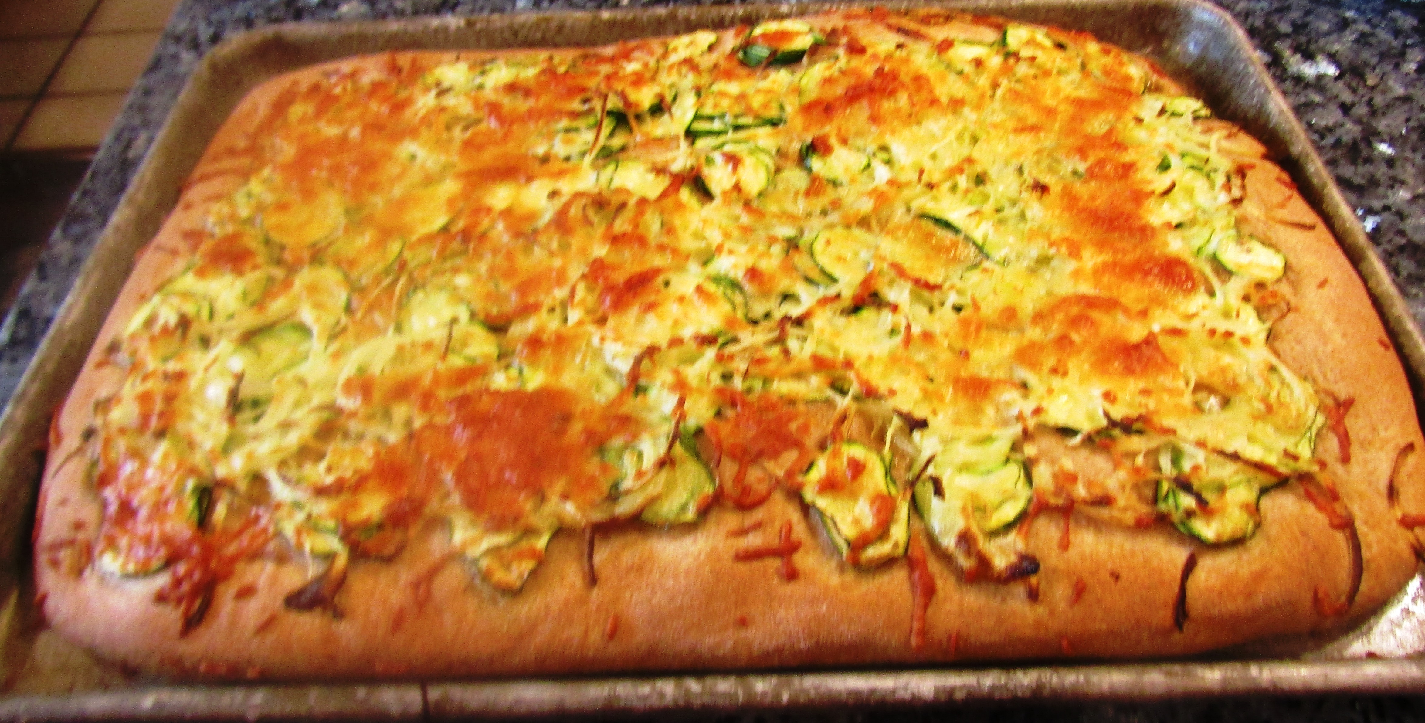 Whole Wheat Zucchini & Herb Focaccia Recipe